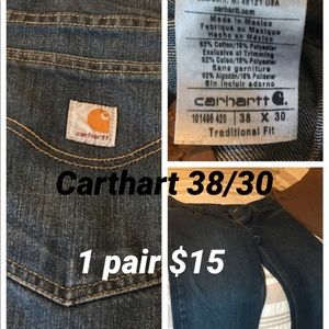 Men’s carhartt 38/30 jeans